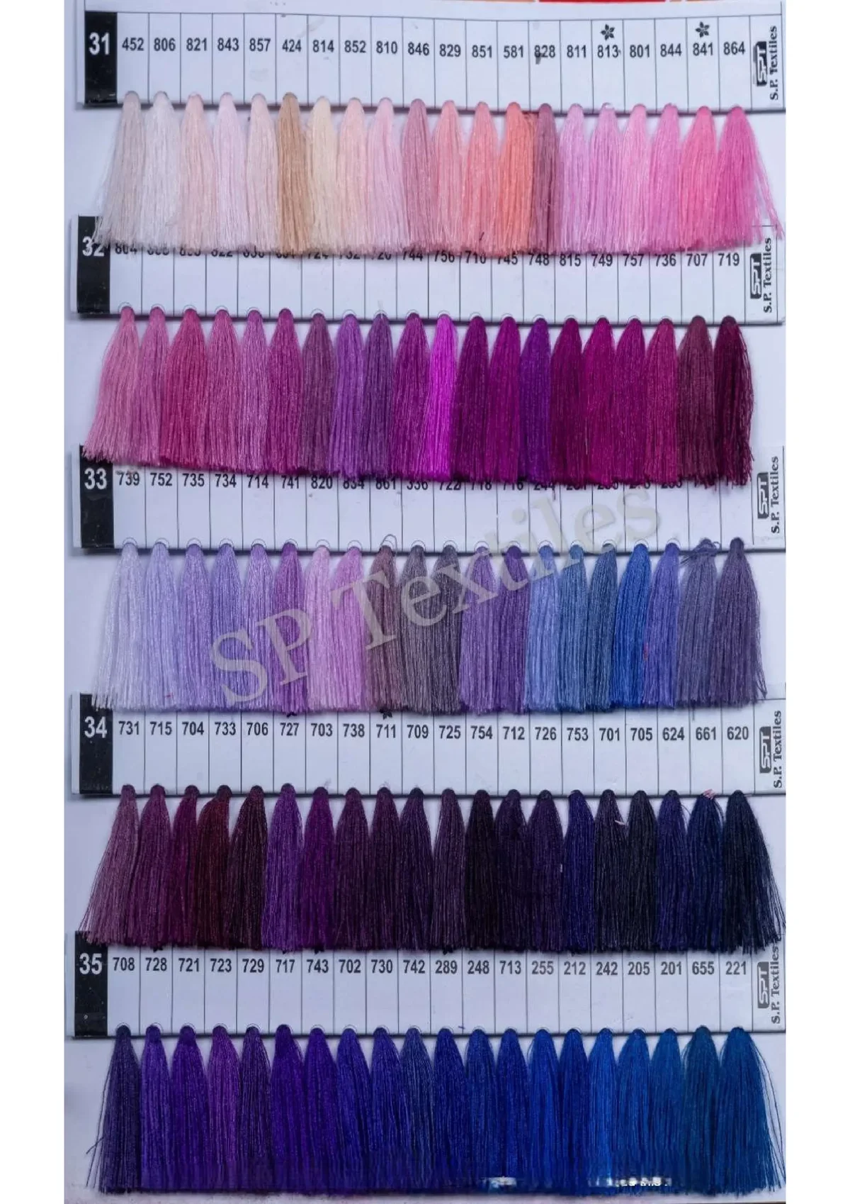 Polyester Shade Card 1