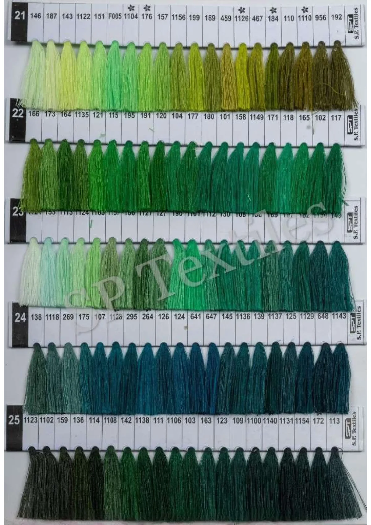 Polyester Shade Card 3