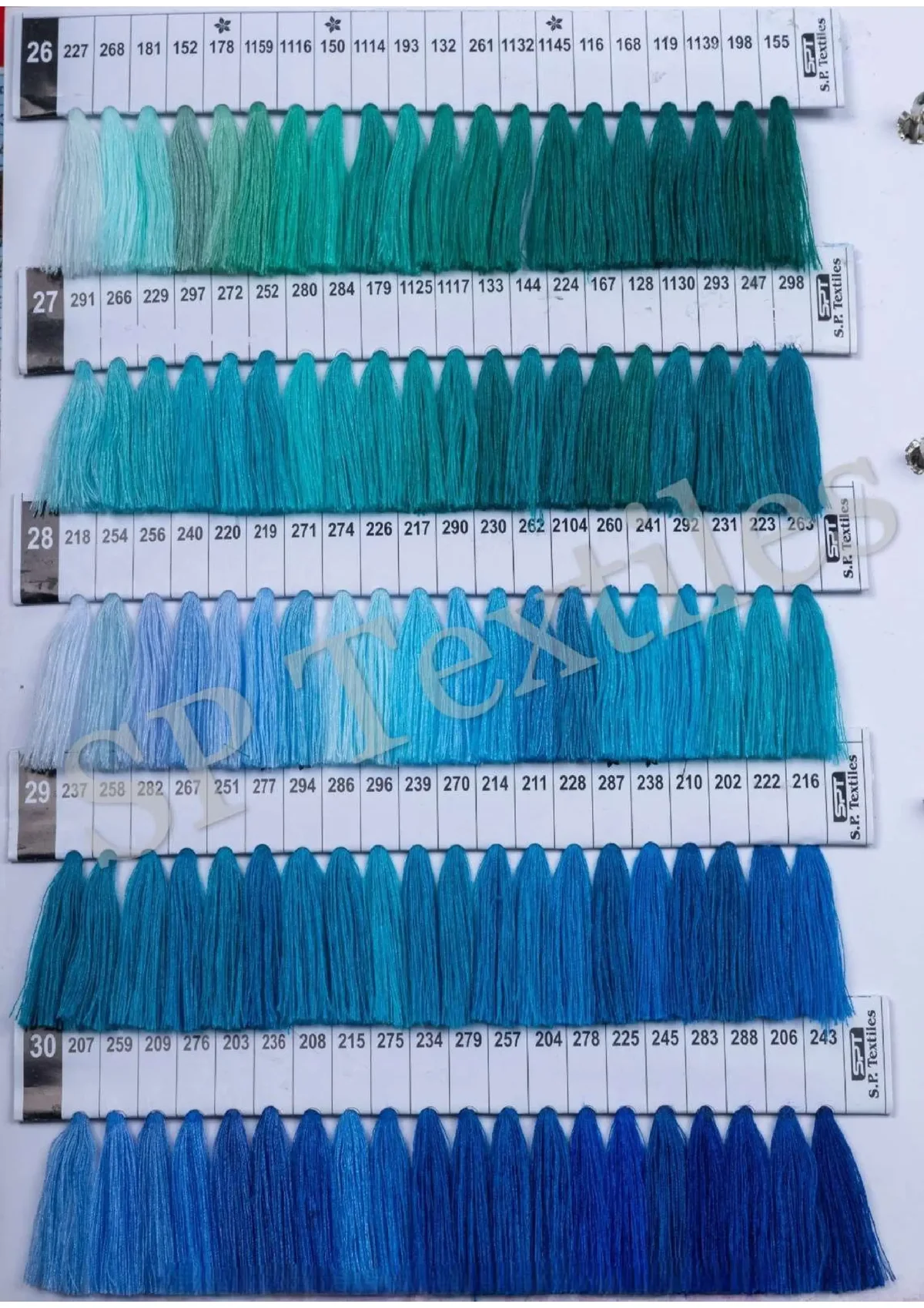 Polyester Shade Card 4