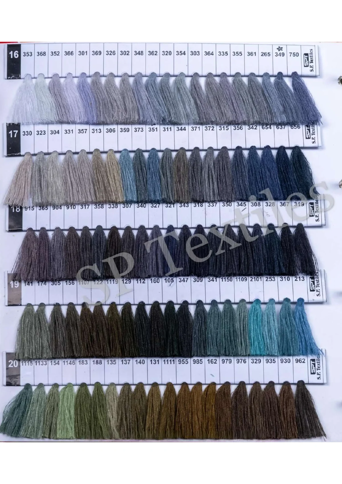 Polyester Shade Card 5